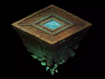 Titan Temple - Shitai 02 3D model