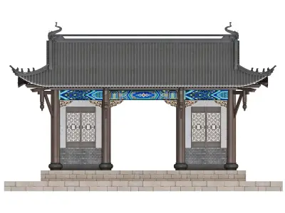 Japan Historic Pavilion 3D model