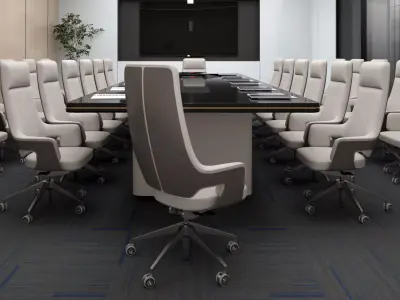 Modern Conference Room 3D model
