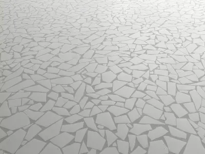 Floor Mosaic Crackle Milk Ceramics 04 Texture