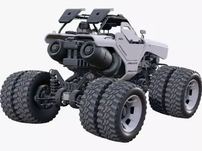 RC Monster Truck Toy M1 3D model