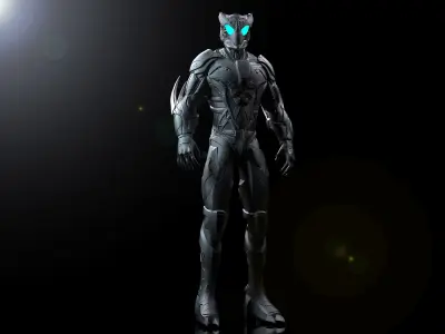 Cyber Mutant Zbrush Concept Model 3D model