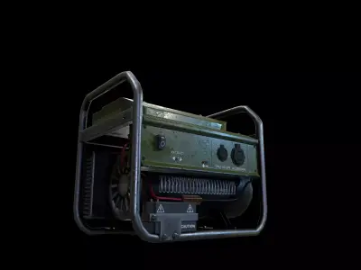 Generator Game-ready Model - Gest Low-poly 3D model