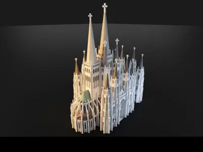 Cathedral- 3d Model 3D model