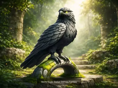 Stylized Fantasy Creatures Pack statue Forest Guardians