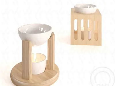 Aroma fragrance Oil Burner Sensoli 3D model