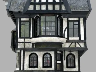 Tudor House Medium 3D model