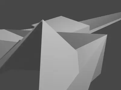 abstract randomness Free low-poly 3D model