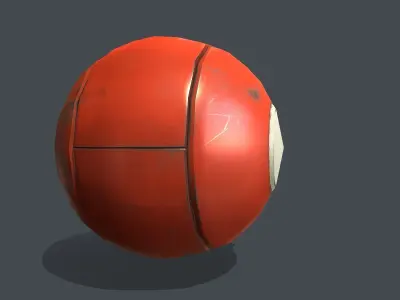 Sphere Drone Low-poly 3D model