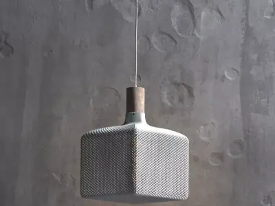 Cube lampshade for table lamp or ceiling 3D print model