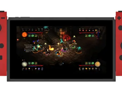 Nintendo Switch 3D model Low-poly 3D model