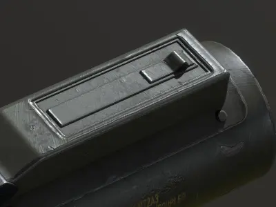 M72 LAW Light Anti Tank Weapon  Low-poly 3D model