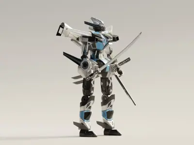 Mecha Riven 3D model