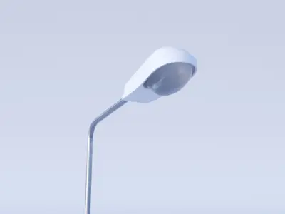 Street Light Pole Low-poly 3D model