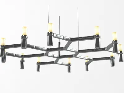 Nemo Crown Plana Minor Chandelier 3D model