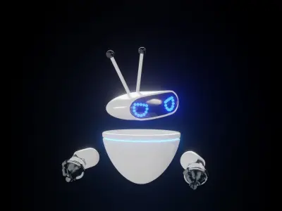 3D ChatBot robot 3D model