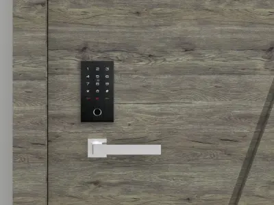 Hi-tech doors for you 3D model