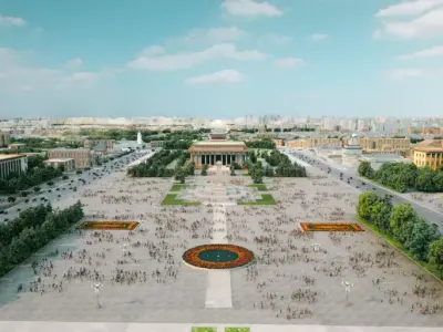 Tiananmen Square National Museum of China 3D model