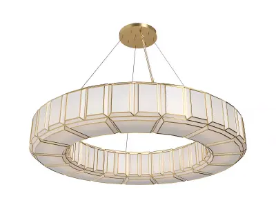 Belmont 16 Light 48 Inch Chandelier 3D model
