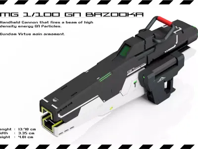 GN Bazooka - MG 3D print model