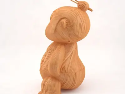 Figure sumo fighter 3D model