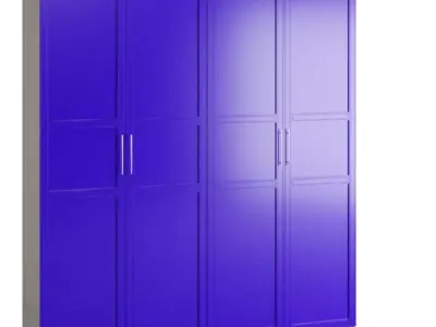 Ikea Pax Wardrobe Low-poly 3D model