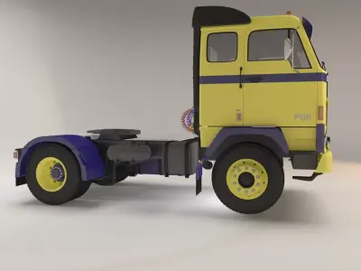 Volvo F88 Tractor Truck 1968  3D model