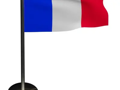 Flags of countries in Europe 3D Model Pack