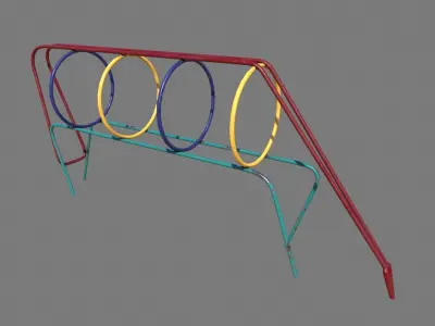 Old Climber Low-poly 3D model