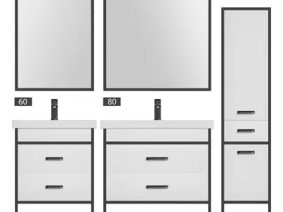 Sanflor Nord 60-80 and Pencil case 3D model