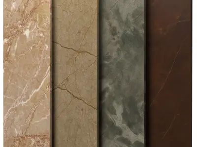 Marble Porcelain tiles set 48 Texture