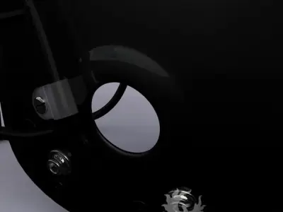 Baltimore Ravens official game helmet 3D model