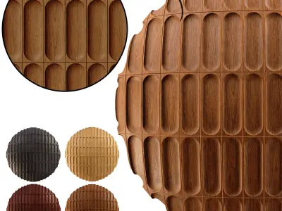 Wood Panel Wall Tile 02 - Seamless Texture