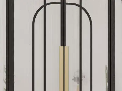 Entrance door set256 3D model
