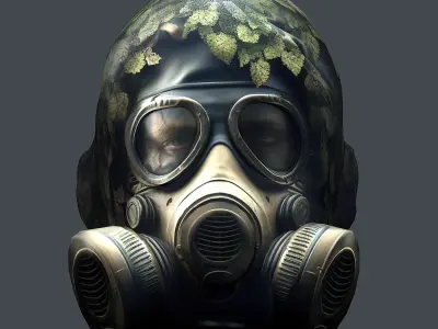 Helmet 3d model military combat Military Low-poly 3D model 5