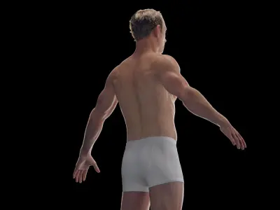  Human Male Body Static 