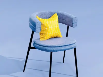 Zanotta Nena Chair Visual Free 3D model