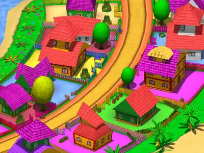 3DRT - Fantasy Worlds Construction Kit  Low-poly 3D model