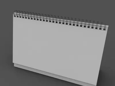 Calendar january 3D model