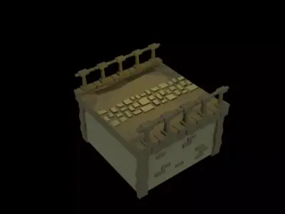 Isometric Dungeon Tiles-7 Low-poly 3D model