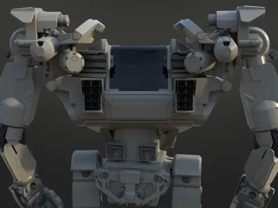 Avatar AMP suit - Mecha Exoskeleton 3D model