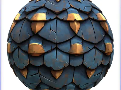 Stylized Roof Seamless Texture Texture 12