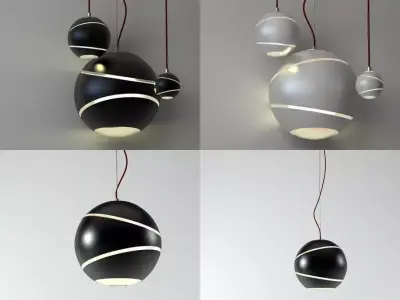 Bond pendant lamps 3D model