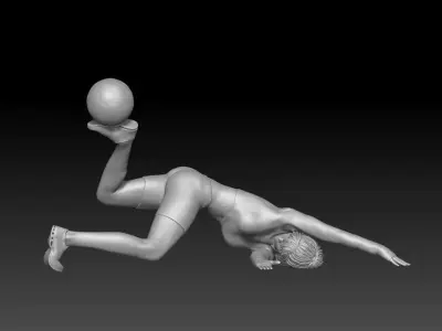 fifa street player women 2 3D print model