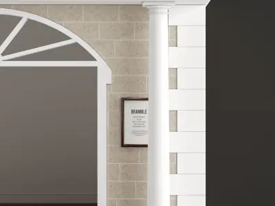 Children playhouse First state Bank for kids 3D model