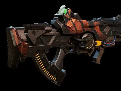 Si fi gun 3D model
