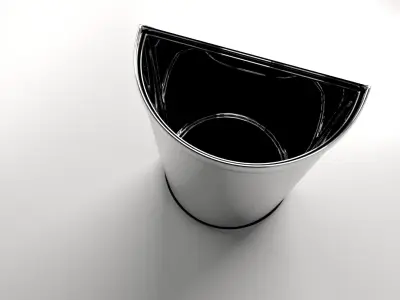 Trashcan trash can 3D model