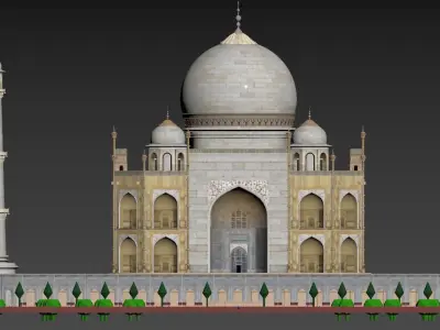 ThajMahal taj mahal Low-poly 3D model