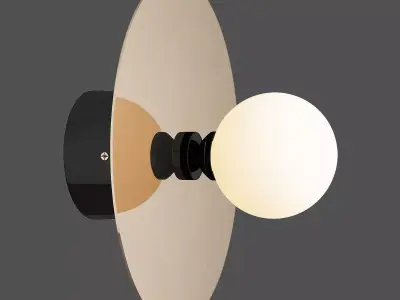 BLESS ROUND WALL Low-poly 3D model