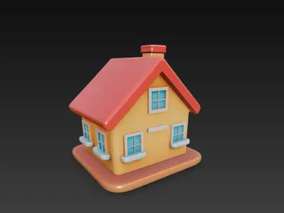 Mini House v1 3D print model